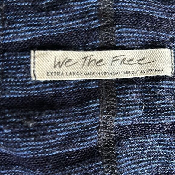 Free Peopke Sz XL navy blue open cardigan - Picture 10 of 13